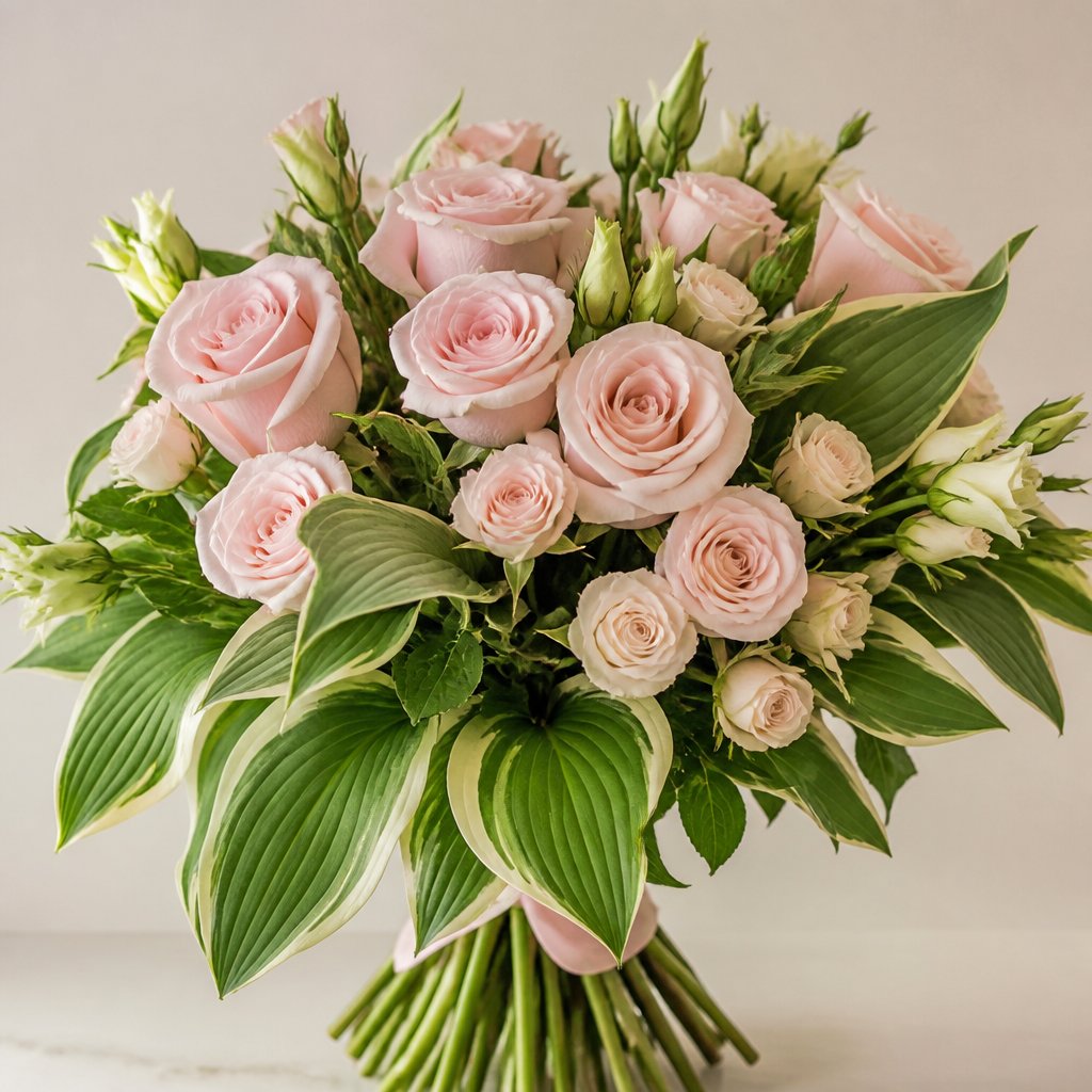 Romantic Hosta Flowers